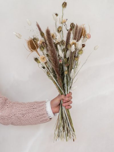 Crea tú ramo con flores secas