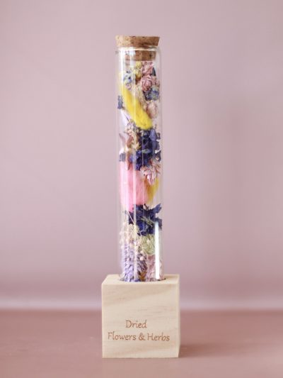 Tubo con Flores Secas (S)