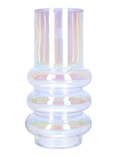 Florero Burbujas Nacar Perlado